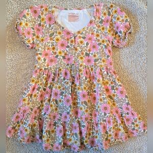 Target Pink and Yellow Floral Kids Dress